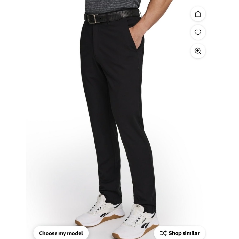 Reebok Men's 6-Pocket Pants – Black – Size 32x32
